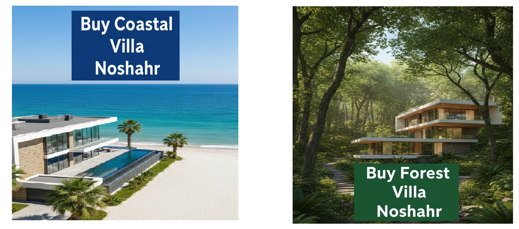 ویلا ساحلی یا ویلا جنگلی در نوشهر